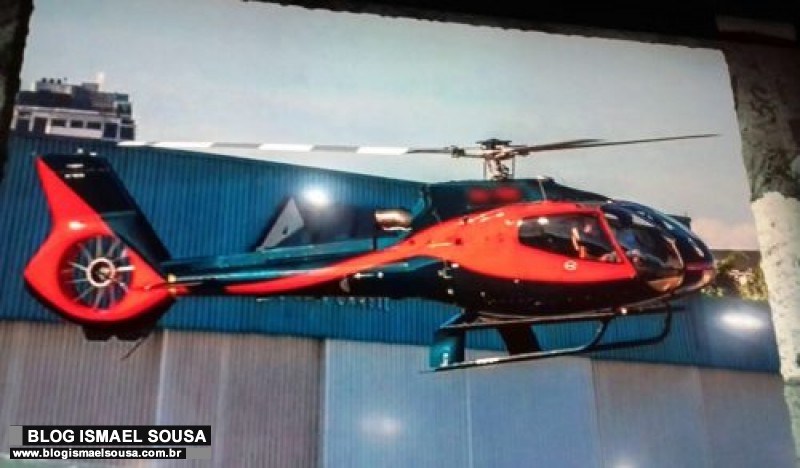 HelicÃ³ptero usado em duplo homicÃ­dio de integrantes do PCC pousou no RN