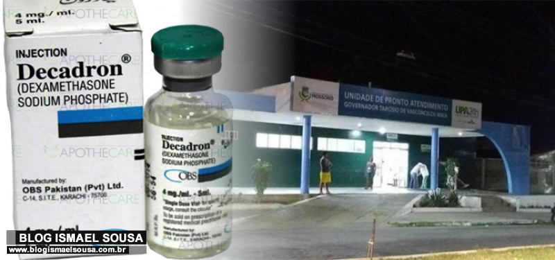 Falta Decadron nas UPAs de MossorÃ³