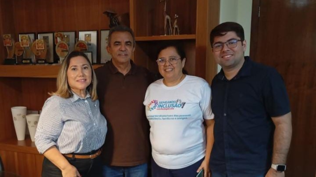 Jorge dialoga com idealizadoras do Projeto Semeando Inclusão e reforça compromisso com políticas de inclusão em Mossoró