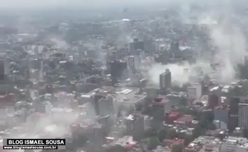 Terremoto de 7,1 graus na escala Richter causa destruiÃ§Ã£o na Cidade do MÃ©xico
