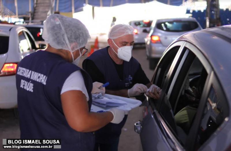 Prefeitura de MossorÃ³ realiza testagem covid-19 por drive thru neste sÃ¡bado (07) na EstaÃ§Ã£o das Artes
