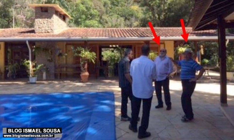 Foto mostra Lula e Leo Pinheiro negociando no sÃ­tio em Atibaia