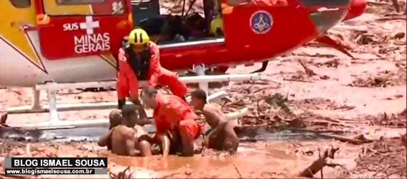 Bombeiros confirmam que hÃ¡ cerca de 200 desaparecidos apÃ³s rompimento de barragem em MG