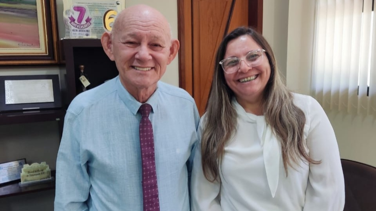 Irmã Ceição faz visita a pastor Miranda, presidente da Assembleia de Deus em Mossoró