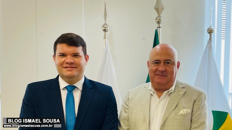 Em Brasília, Lawrence se reúne com presidente da EBC para tratar do sinal aberto da TV Câmara Mossoró