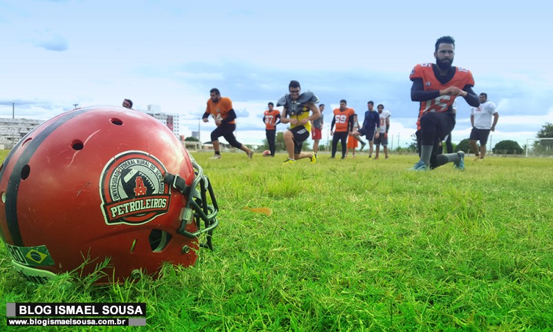 Petroleiros intensifica treinamentos para a estreia no Brasileiro de Futebol Americano