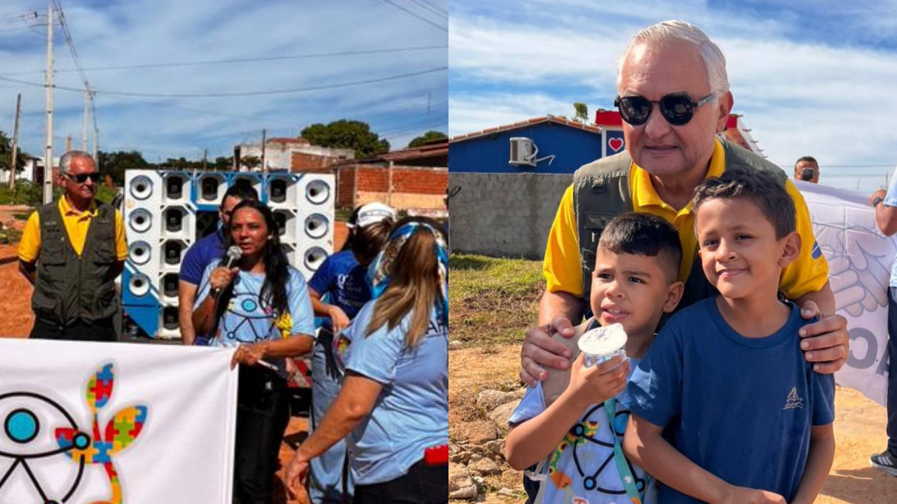 General Girão participa de caminhada sobre autismo na Maísa e reforça apoio à causa em Mossoró