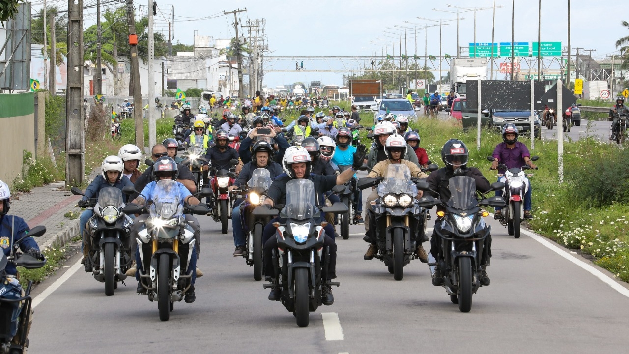 Confira fotos de Bolsonaro em Parnamirim-RN