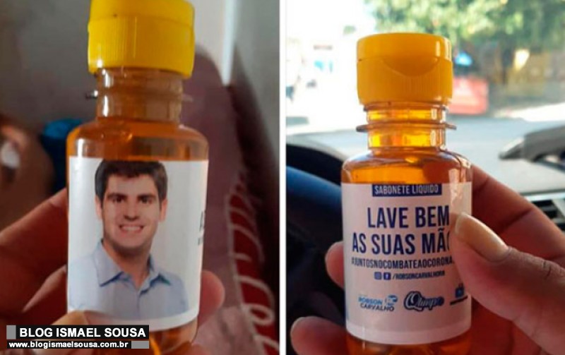 MP Eleitoral consegue suspensÃ£o de propaganda polÃ­tica irregular com distribuiÃ§Ã£o de Ã¡lcool em gel e sabonete lÃ­quido