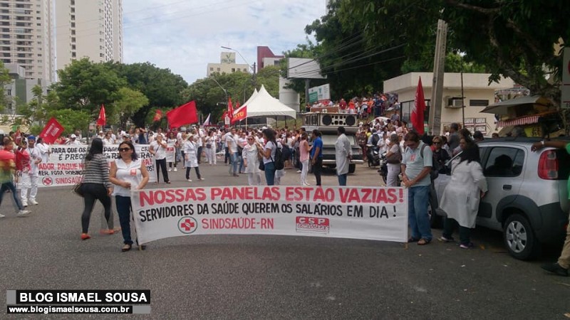 Servidores da saÃºde farÃ£o novo "apagÃ£o" em protesto contra os salÃ¡rios atrasados