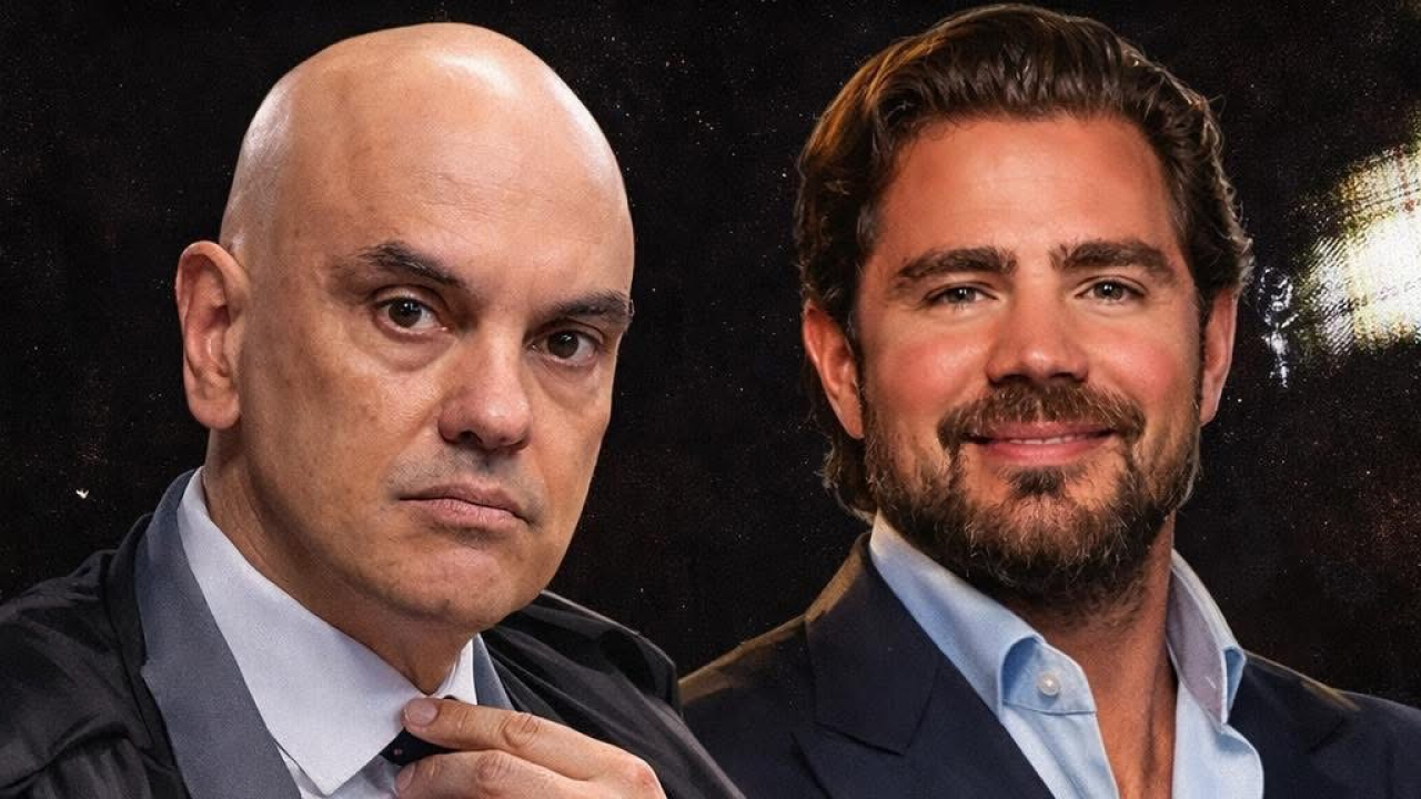 Alexandre de Moraes voou 8 vezes em jatos de empresas de Vorcaro