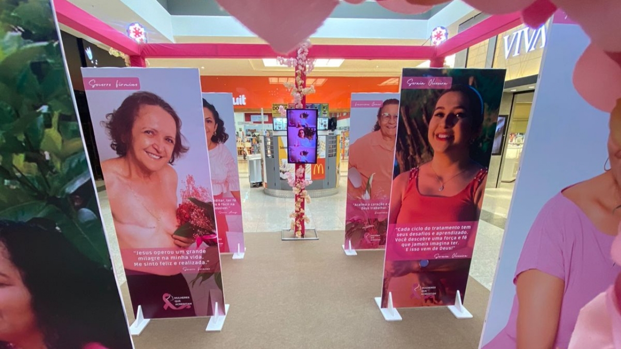 Partage Mossoró sedia exposição fotográfica Mulheres que Acreditam