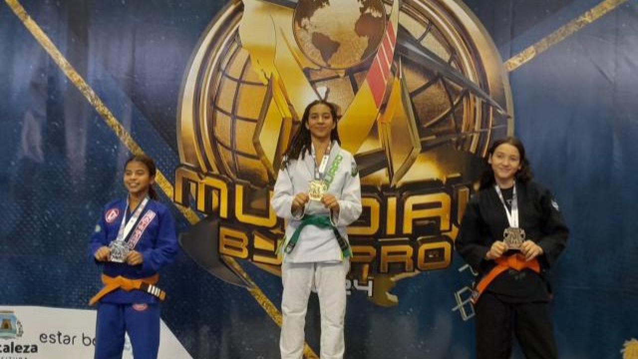 Mossoroense Ana Beatriz faz história ao se consagrar tricampeã mundial de Jiu-Jitsu