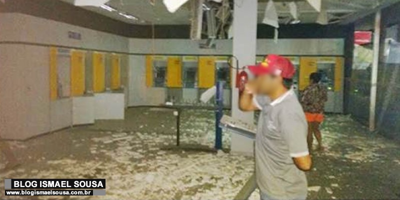 Criminosos atacam duas agÃªncias bancÃ¡rias e viatura da PM em JoÃ£o CÃ¢mara