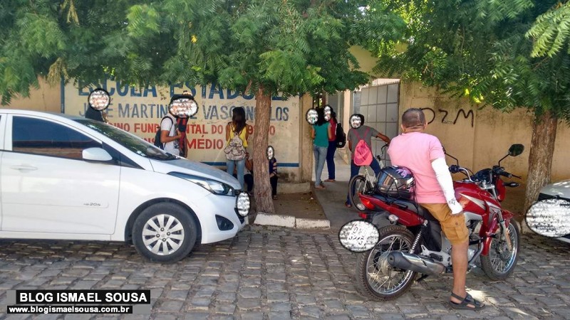 Dupla invade escola, tranca alunos em sala de aula e realiza arrastÃ£o em MossorÃ³