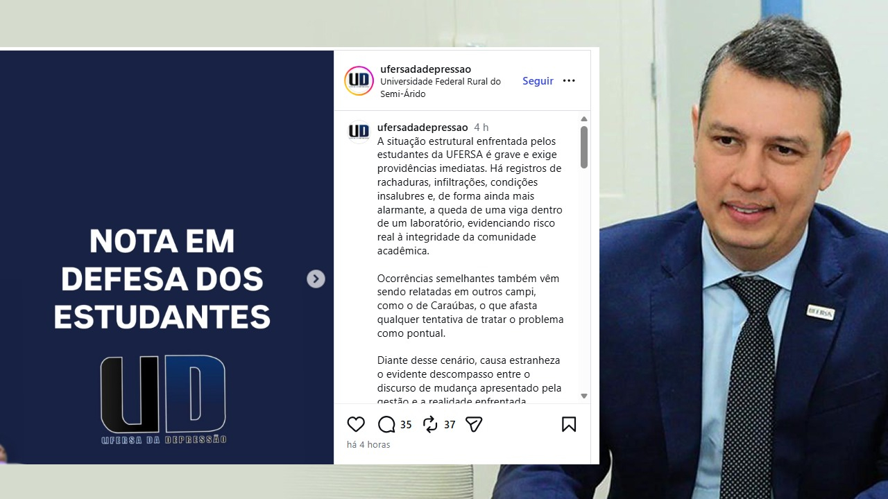 O que está acontecendo com a Ufersa? O problema não era a interventora?