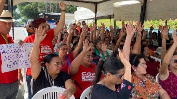 Tem início a greve dos servidores da saúde no RN