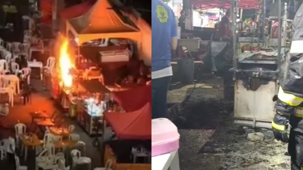 Incêndio em trailer de batata frita durante o Sal & Luz deixa quatro feridos em Mossoró