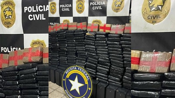 Operação apreende 201 kg de skunk escondidos em gabinetes de computador na zona rural de Mossoró