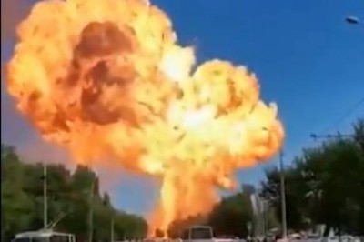 ExplosÃ£o em posto de gasolina na RÃºssia deixa ao menos 13 feridos 