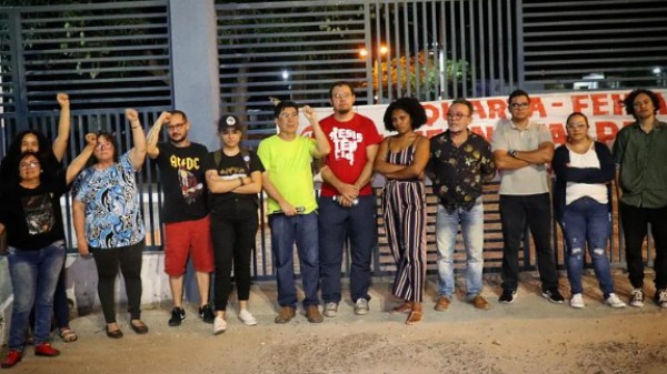Reitora da UERN enfrenta seu primeiro protesto na instituição