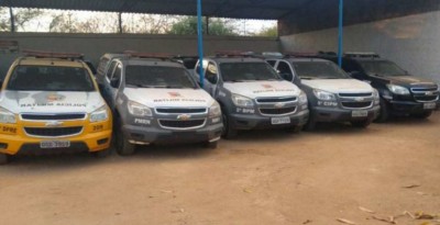 Sem pagamento do Estado, viaturas sÃ£o retidas e se acumulam nas garagens