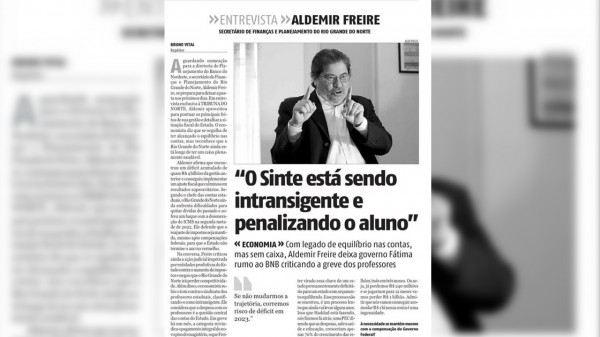 Educação: Secretário de Fatima sobe o tom e aposta em confronto com sindicato