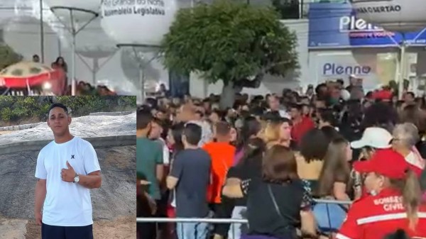 VÍDEO - Tiros, correria e um jovem morto em show da Festa de Sant´Ana em Currais Novos
