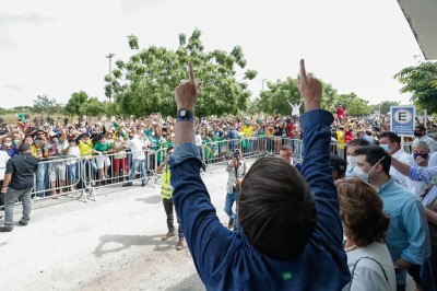Confira imagens da agenda do presidente Bolsonaro em MossorÃ³