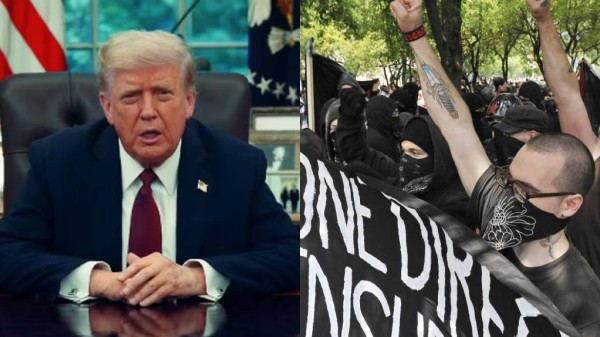 Trump classifica Antifa como organização terrorista