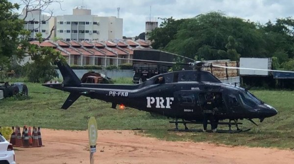 Helicóptero da PRF reforça ações de combate à criminalidade em Mossoró e região