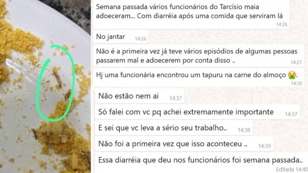 Funcionários do HRTM denunciam problemas graves na alimentação