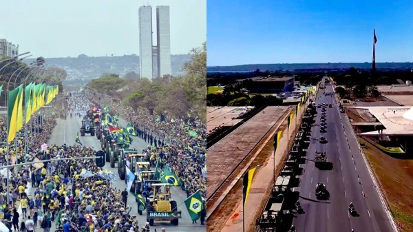 Diferença do 7 de Setembro com Bolsonaro e com Lula é gritante