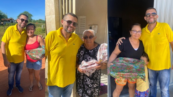 Geovani do Melão homenageia mães com distribuição de presentes no Bom Jesus