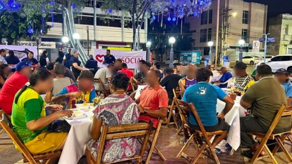 Igreja Universal realiza Ceia Solidária e oferece apoio a vulneráveis em Mossoró