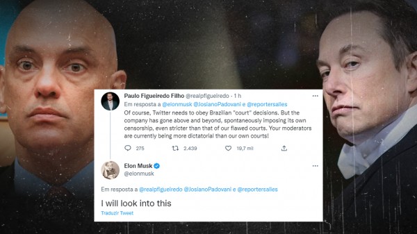 URGENTE: Elon Musk afirma que vai apurar denúncia de censura no Brasil