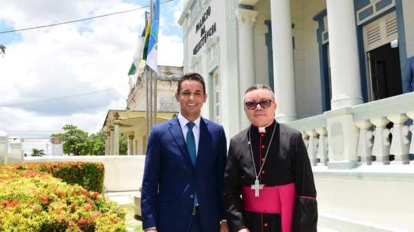 Prefeito recebe novo Bispo da Diocese de Mossoró