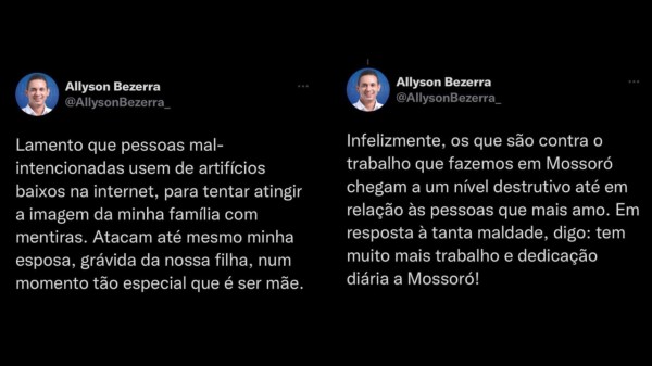 Prefeito rebate onda de fofocas: ‘atacaram até minha esposa, grávida da nossa filha’