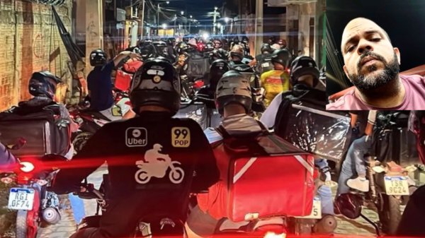 Motoboys voltam às ruas e cobram justiça por agressão brutal contra entregador em Mossoró