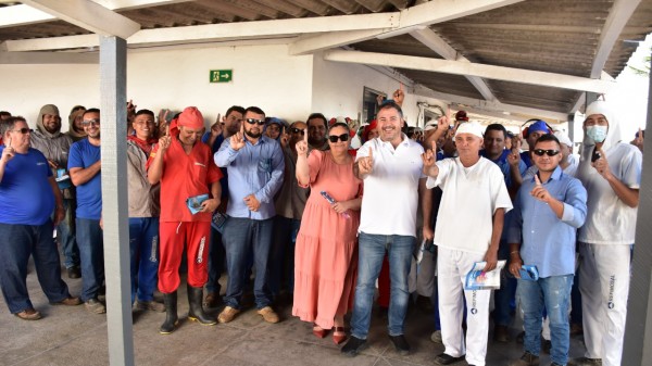Beto Rosado recebe apoio do setor salineiro