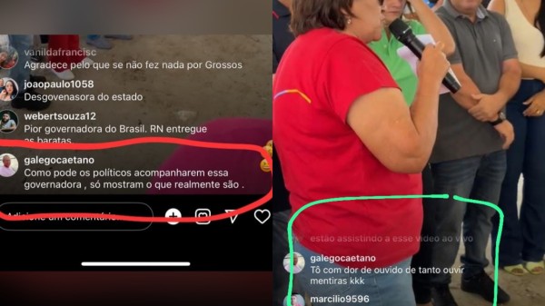 Nem o vice-prefeito de Grossos suporta a governadora