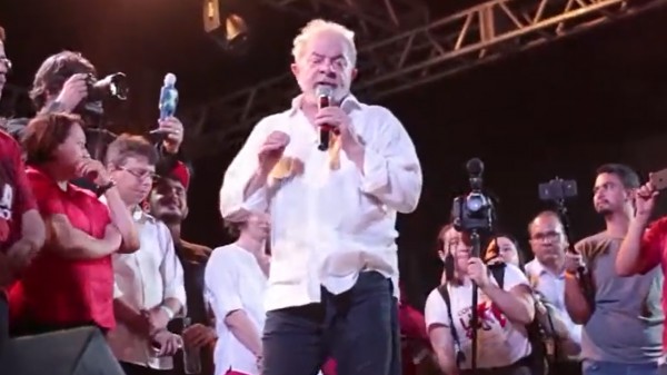 Lula já falava sobre regulação da mídia durante sua visita a Mossoró, em 2017