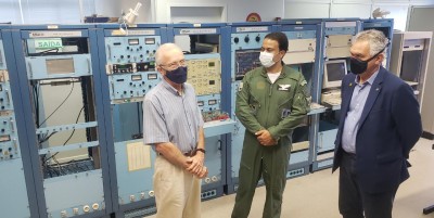 General Girão visita instalações do Centro Espacial da Barreira do Inferno