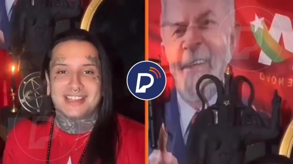 Lula recebe apoio de entidades satânicas
