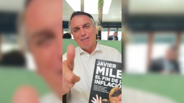 'A esperança volta a brilhar na América do Sul', diz Bolsonaro sobre vitória de Milei