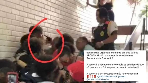 URGENTE: Estudantes invadem Secretaria Estadual de Educação e acusam seguranças de agressão