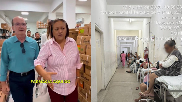 Fátima visita HRTM, mas ignora superlotação do hospital
