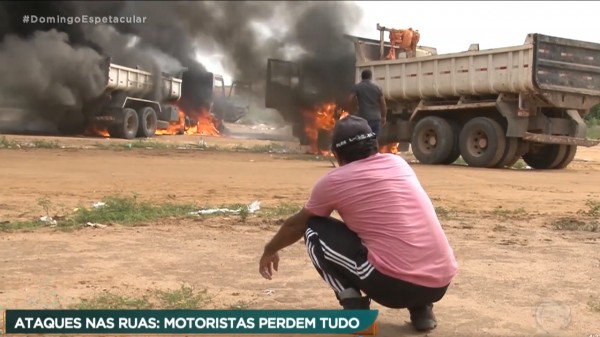 Domingo Espetacular, da Record, também mostrou o terror das facções no RN