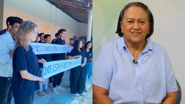 “Cadê a reforma do Aida Ramalho?”: estudantes cobram retomada das obras e transparência do governo Fátima 