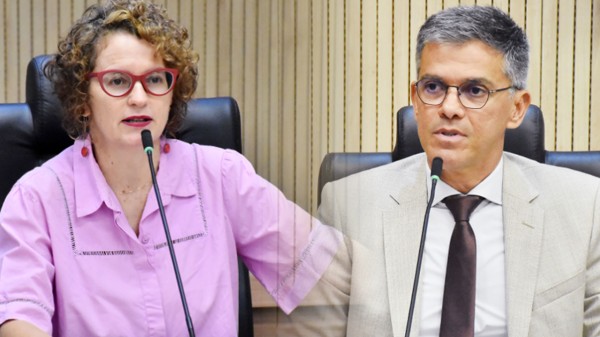 Climão: Isolda tenta lacrar ao falar da crise da PM e Azevedo rebate: ‘o PT não gosta da polícia'